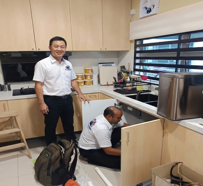 Commercial kitchen drainage in Bukit Indah JB